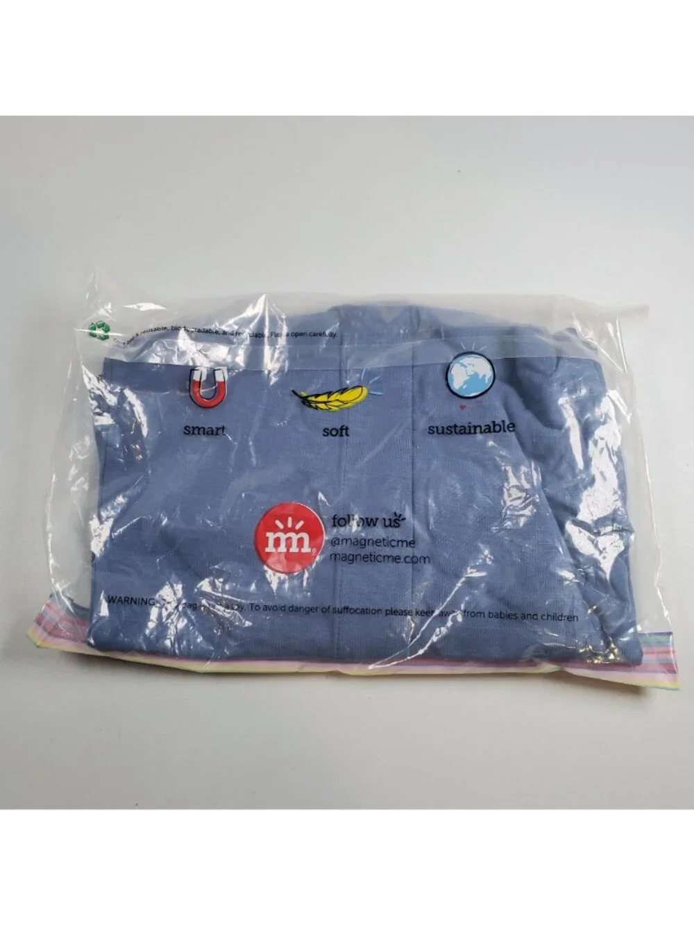 Magnetic Me Modal Magnetic Footie Toddler Size 6 - 9 M NWT Bainbridge Blue